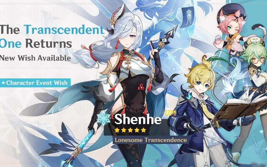 Megérkezett az új „The Transcendent One Returns” – „Lonesome Transcendence” Shenhe (Cryo) banner információ!