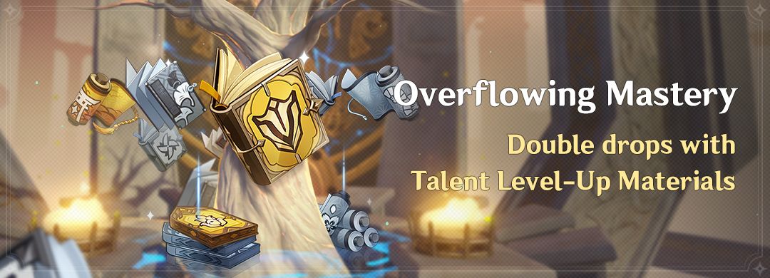 „Overflowing Mastery” Esemény: Duplázd meg a Talent Fejlesztő Anyagok dropját