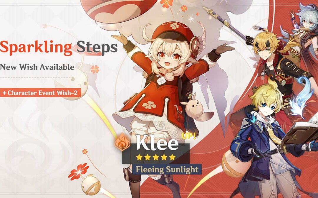 Megérkezett a „Sparkling Steps”-„Fleeing Sunlight” Klee (Pyro) banner információ!