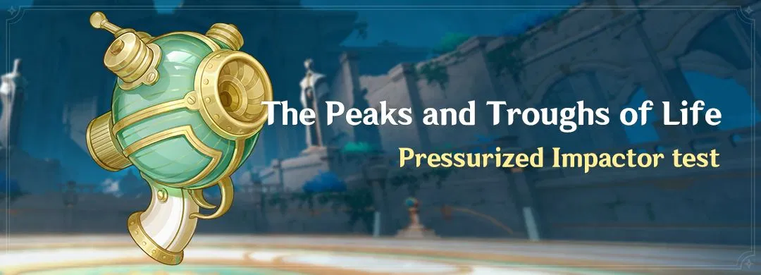 „The Peaks and Troughs of Life” esemény: Pressurized Impactor Test