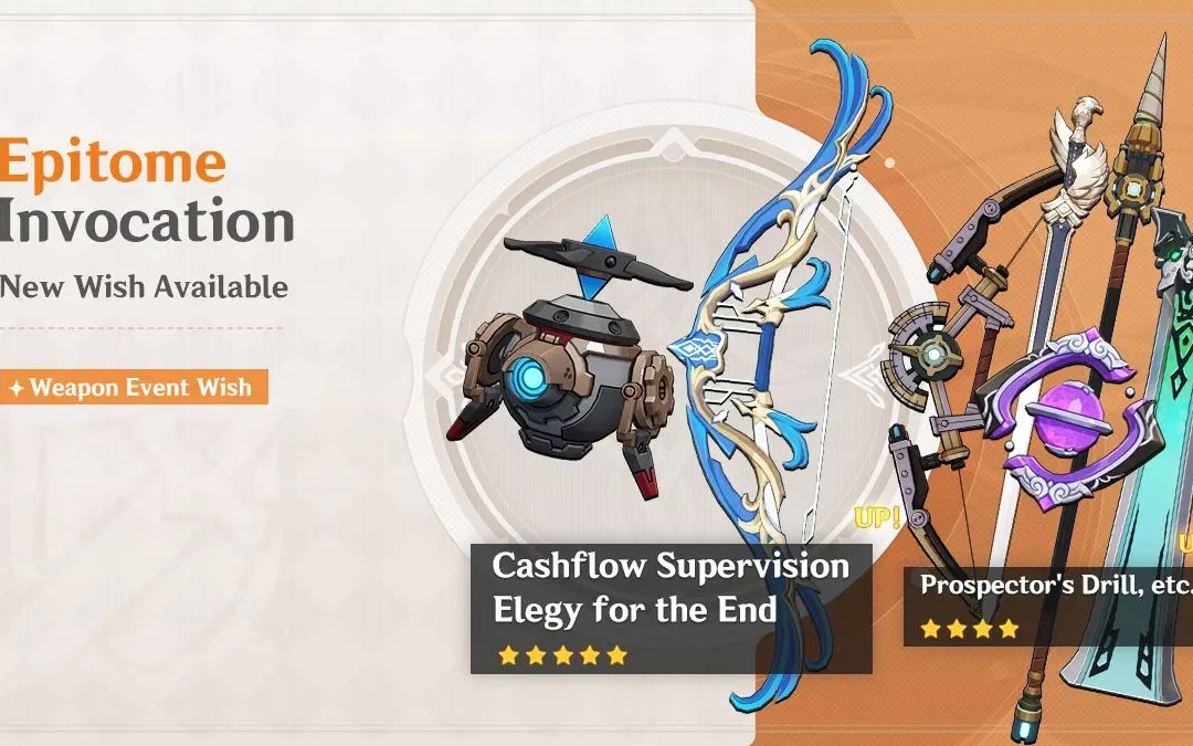 Megérkezett az új “Epitome Invocation” – Cashflow Supervision (Catalyst) és Elegy for the End (Bow) fegyver banner információ!