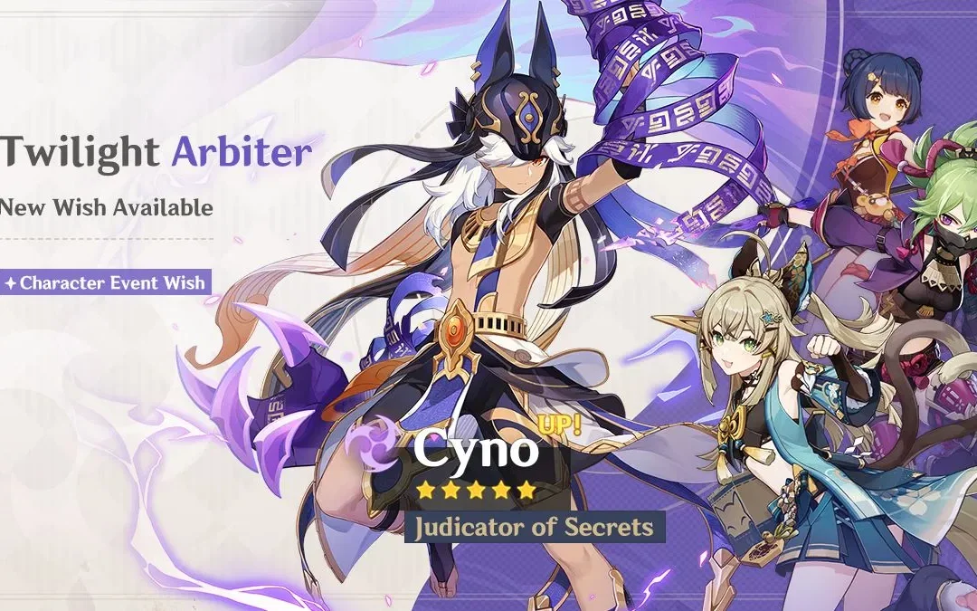Megérkezett az új „Twilight Arbiter” – „Judicator of Secrets” Cyno (Electro) banner információ!