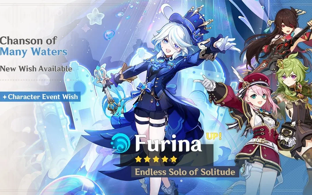 Megérkezett az új „Chanson of Many Waters” – „Endless Solo of Solitude” Furina (Hydro) banner információ!