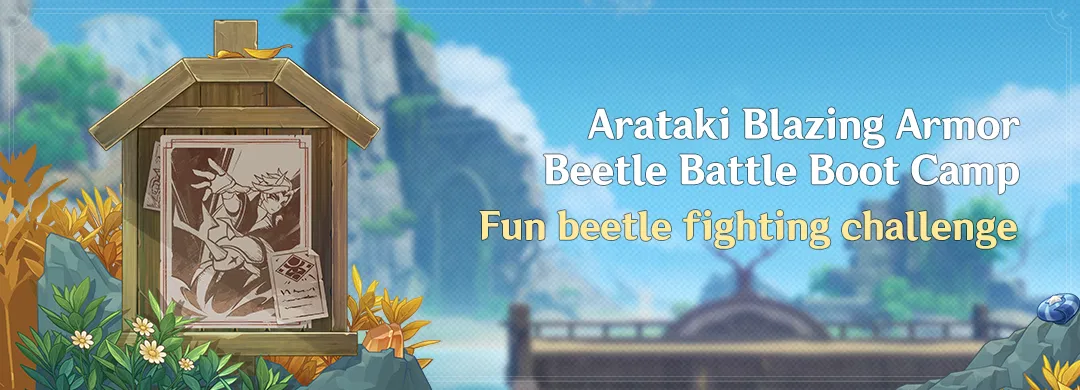 “Arataki Blazing Armor Beetle Battle Boot Camp” esemény: mókás bogárharc kihívások