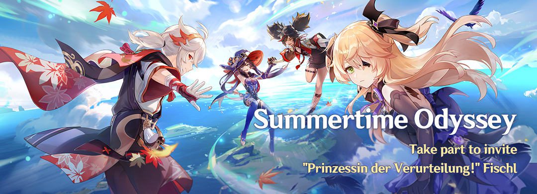„Summertime Odyssey” Esemény: Vegyél részt, hogy megszerezd „Prinzessin der Verurteilung!” Fischl (Electro) karaktert