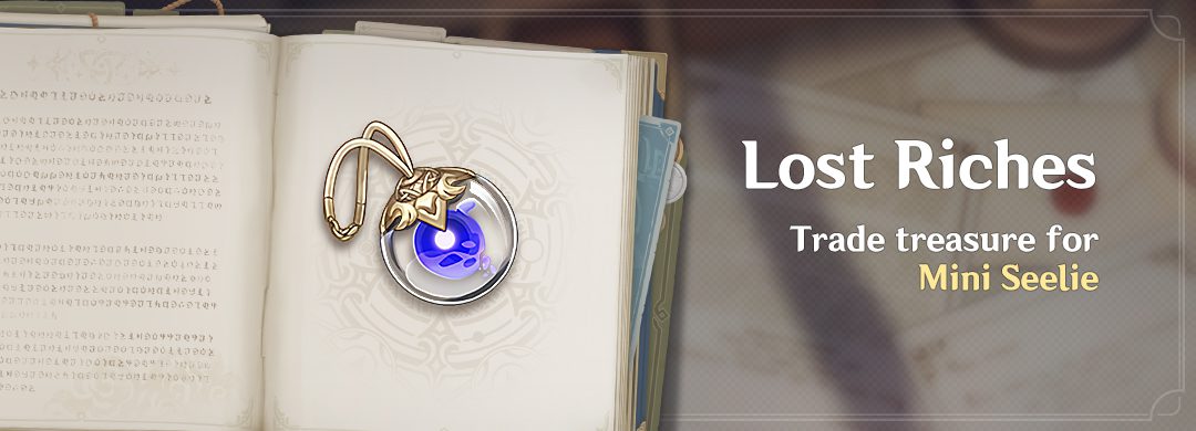 „Lost Riches” esemény: Cseréld el kincseidet egy Mini Seelie-re!