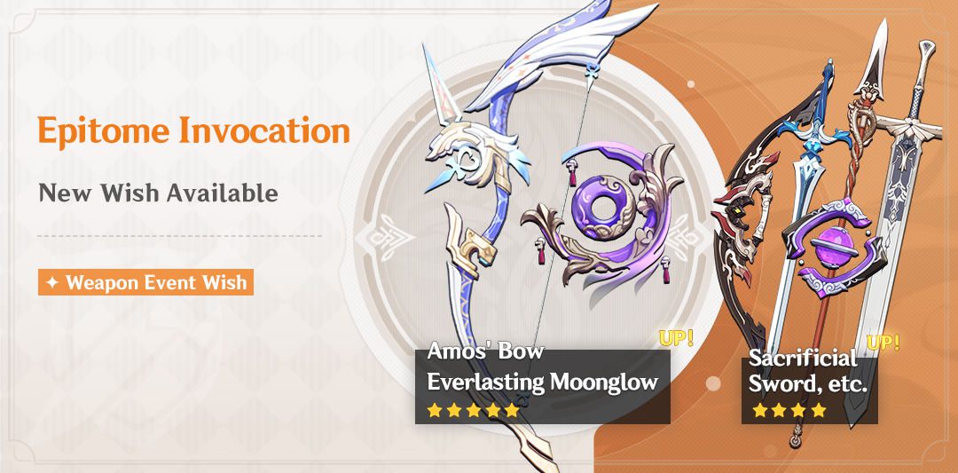 Megérkezett az új “Epitome Invocation” – Everlasting Moonglow (Catalyst) és Amos’ Bow (Bow) fegyver banner információ!