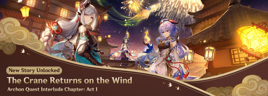 Új Archon Történet Interlude Chapter: Act I – „The Crane Returns on the Wind” Hamarosan Érkezik