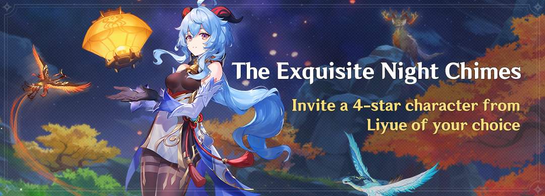 „The Exquisite Night Chimes” Esemény: szerezz meg egy tetszőleges liuyei 4 csillagos karaktert
