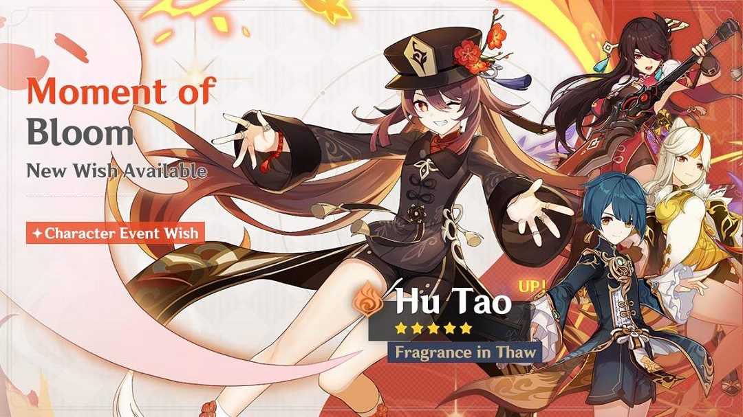Megérkezett az új „Moment of Bloom” – „Fragrance in Thaw” Hu Tao (Pyro) banner információ!