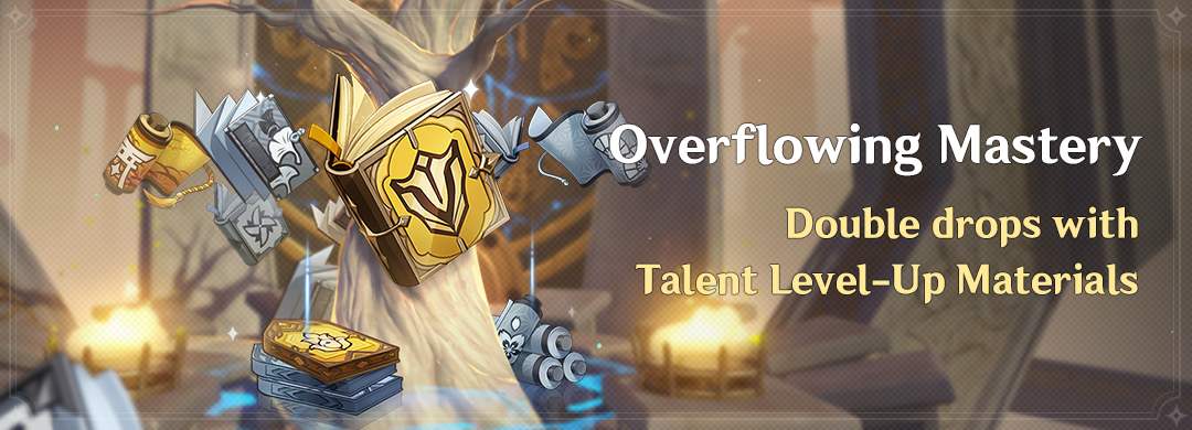 „Overflowing Mastery” Esemény: Duplázd meg a Talent Fejlesztő Anyagok dropját